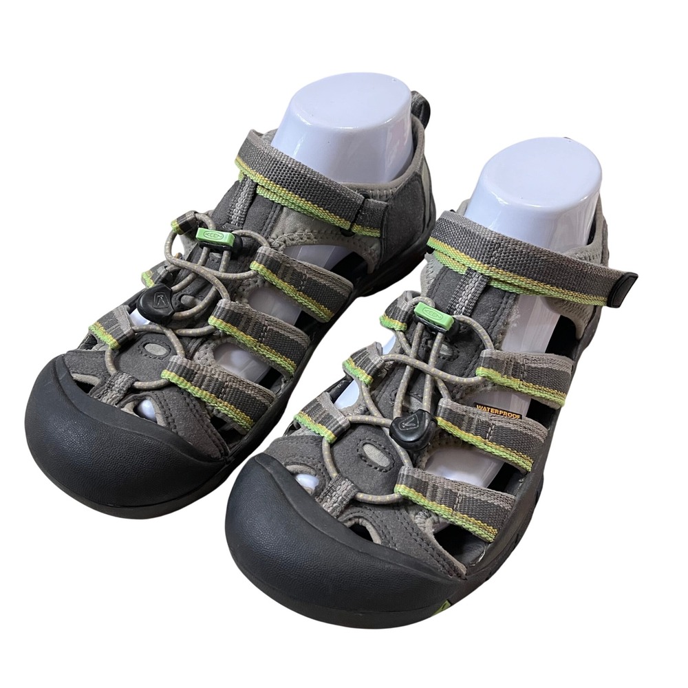 Keen Men 7 Newport H2 Hiking Green Gray Water Hiking Outdoor Sandal Gorpcore
